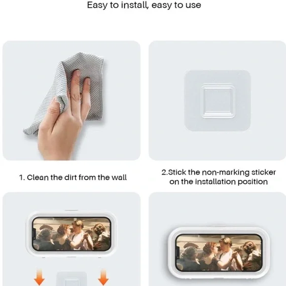 Waterproof Phone Stand for Shower or Kitchen - Picture 7 of 9